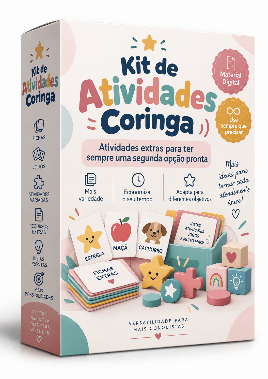 🎁 KIT DE ATIVIDADES CORINGA — material bônus da Biblioteca Fono Pronta