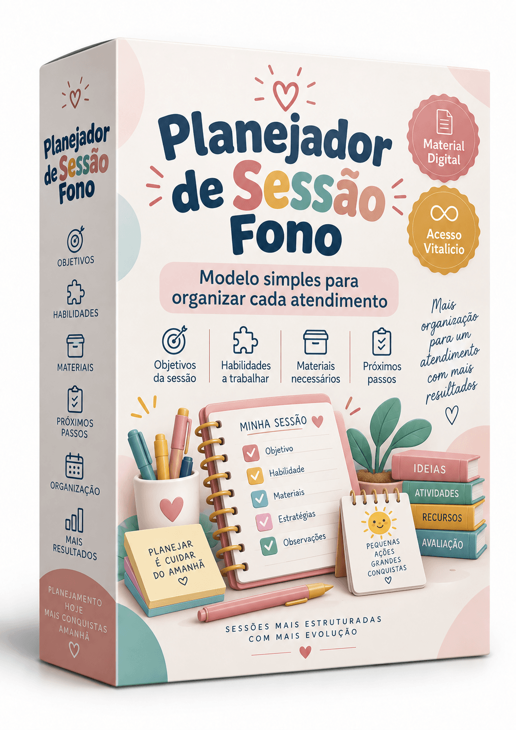 🎁 PLANEJADOR DE SESSÃO FONO — material bônus da Biblioteca Fono Pronta